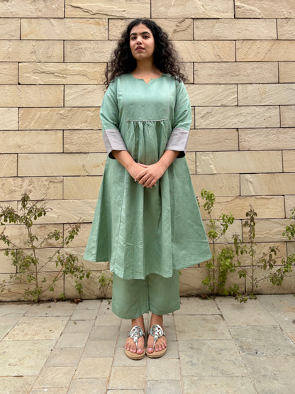 Zoya A-line Kurta Set