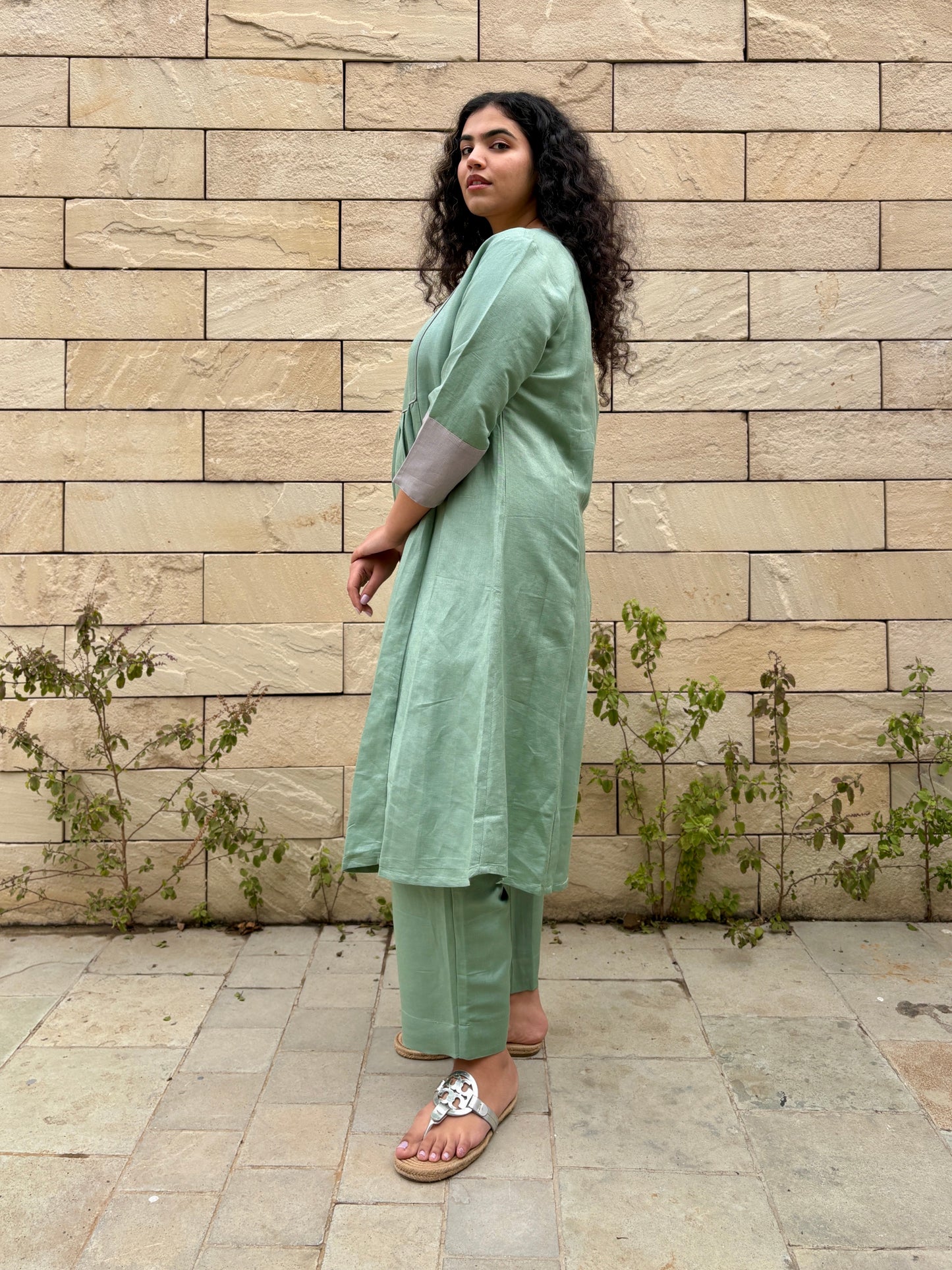 Zoya A-line Kurta Set