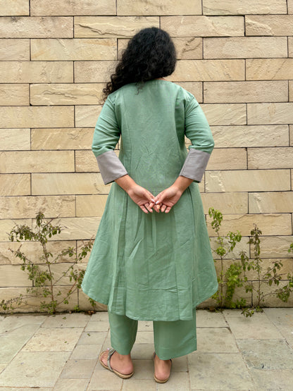 Zoya A-line Kurta Set