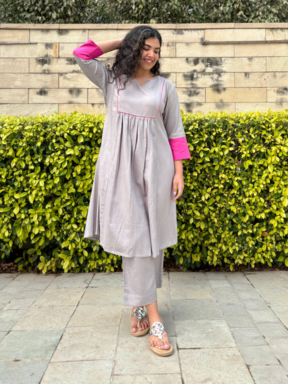 Zoya A-line Kurta Set