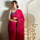 Mera Wala Pink - Handblock Print Natural Dyed - Mulmul Cotton Saree