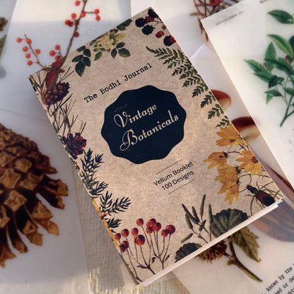 Vellum Booklet- Vintage Botanicals