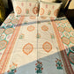 Bahaar Hand Block Printed Cotton Bedsheet