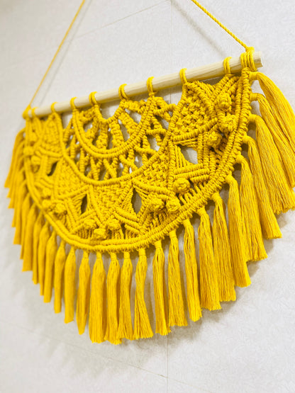 Semi Circle Macrame Wall Hanging