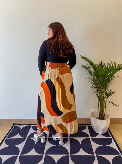 Terracotta Maxi Skirt