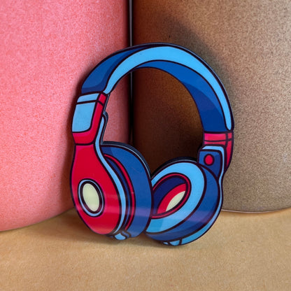 Headphone Fridge Magnet