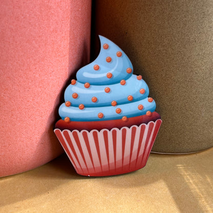 Cupcake Fridge Magnet