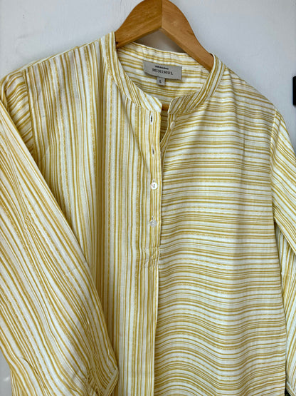 Mom's Kurta Shirt in Handwoven Cotton