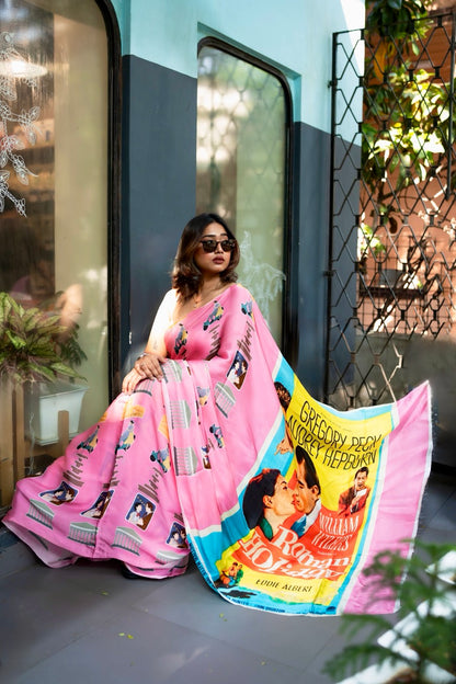 Audrey Hepburn Roman Holiday Saree