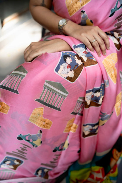 Audrey Hepburn Roman Holiday Saree