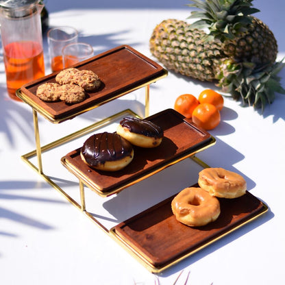 3 Tier Multipurpose Organiser | Platter | Serving Tray