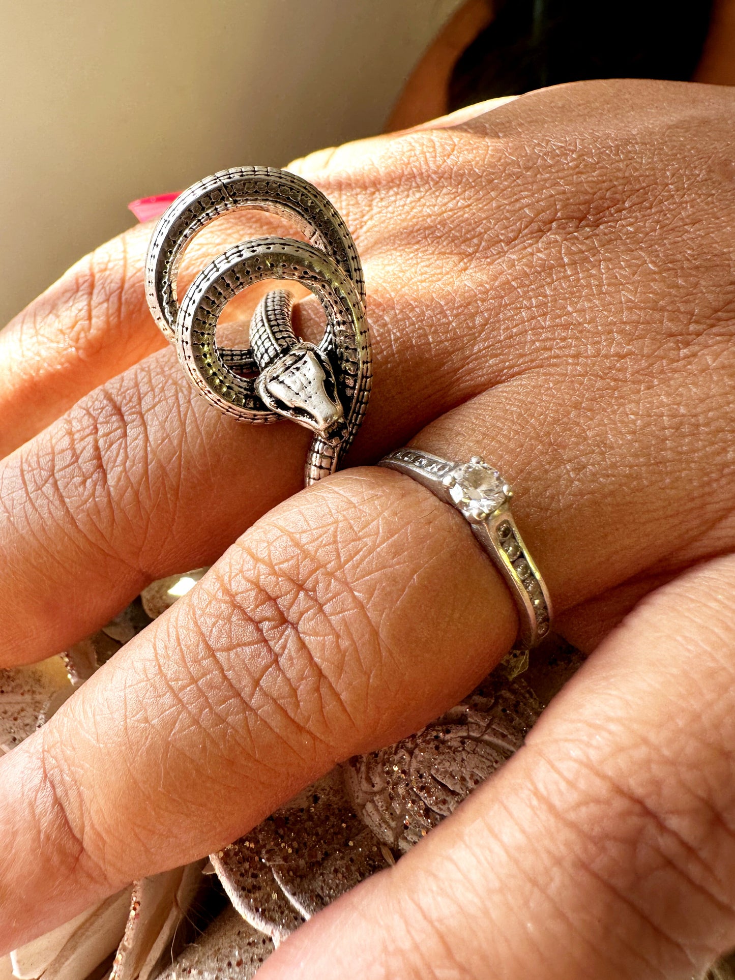 Serpent Spiral Ring