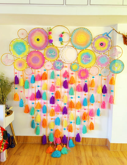 Pastel Cluster Dreamcatcher