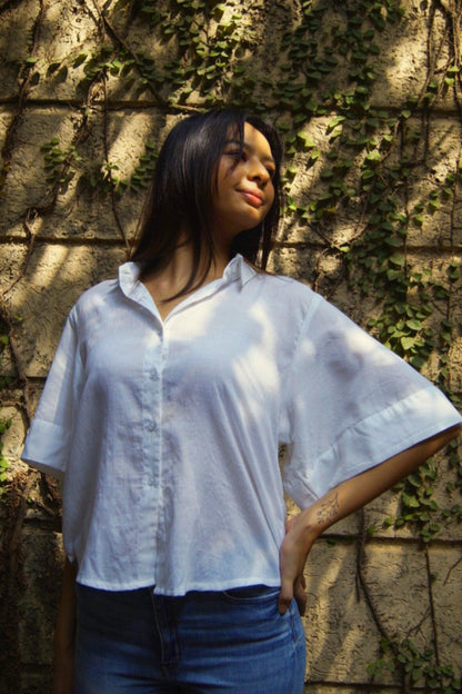 Handwoven Angel Sleeve Shirt