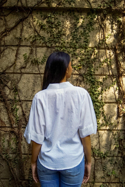 Handwoven Angel Sleeve Shirt