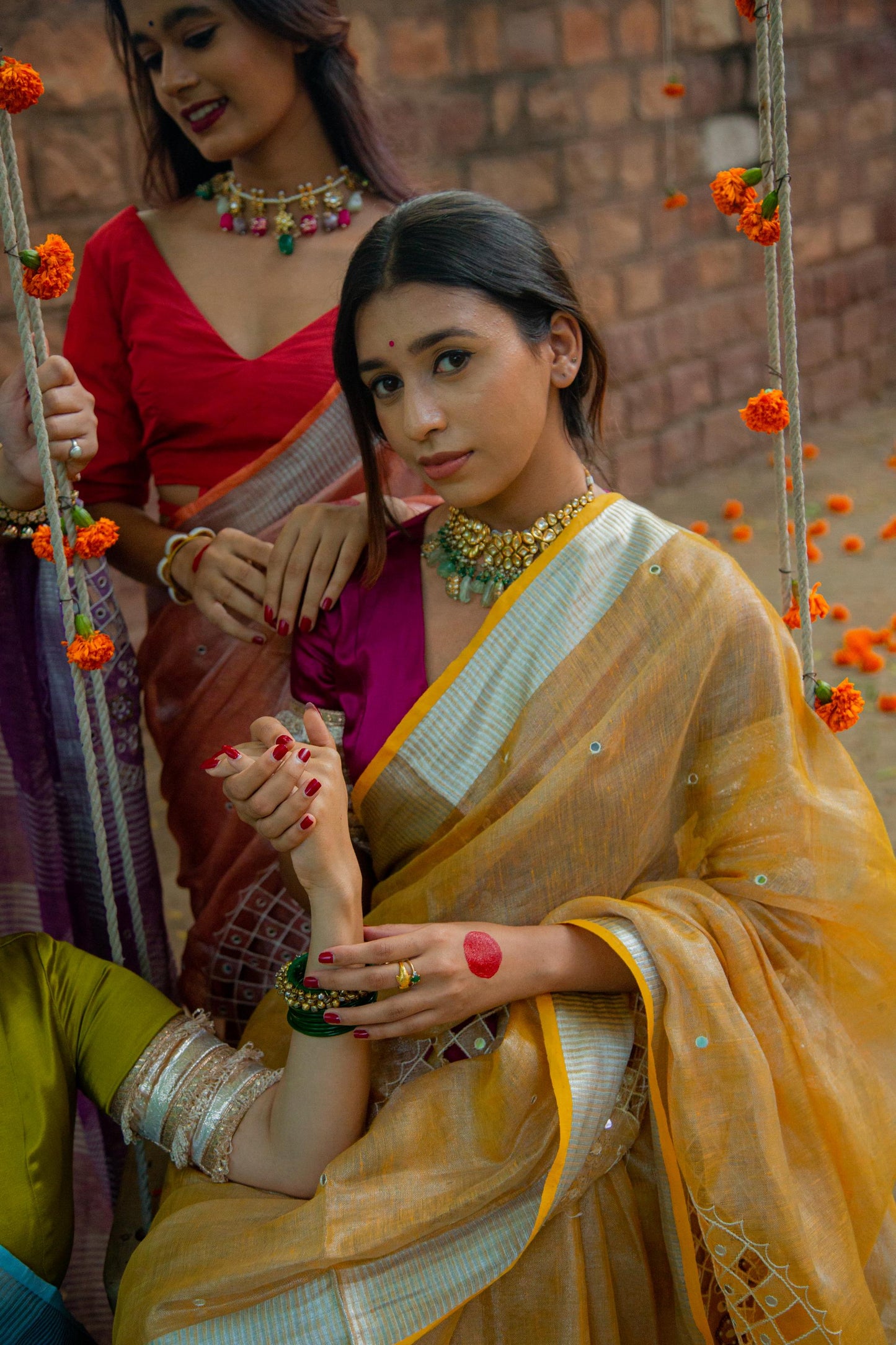 Yellow Inayat Saree