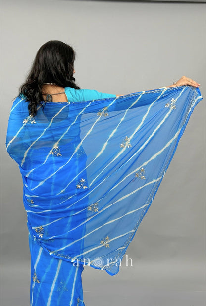 Lehariya Pure Chiffon Saree