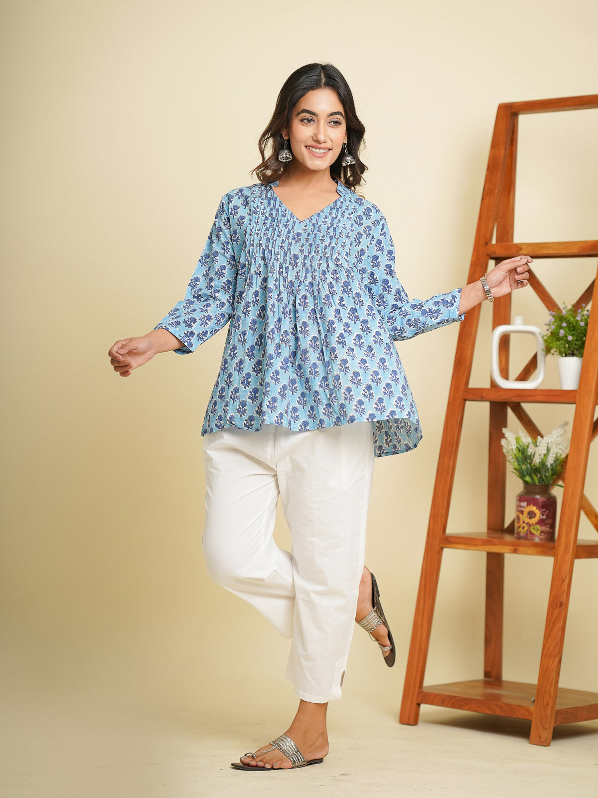 Gauhar Pintuck Top