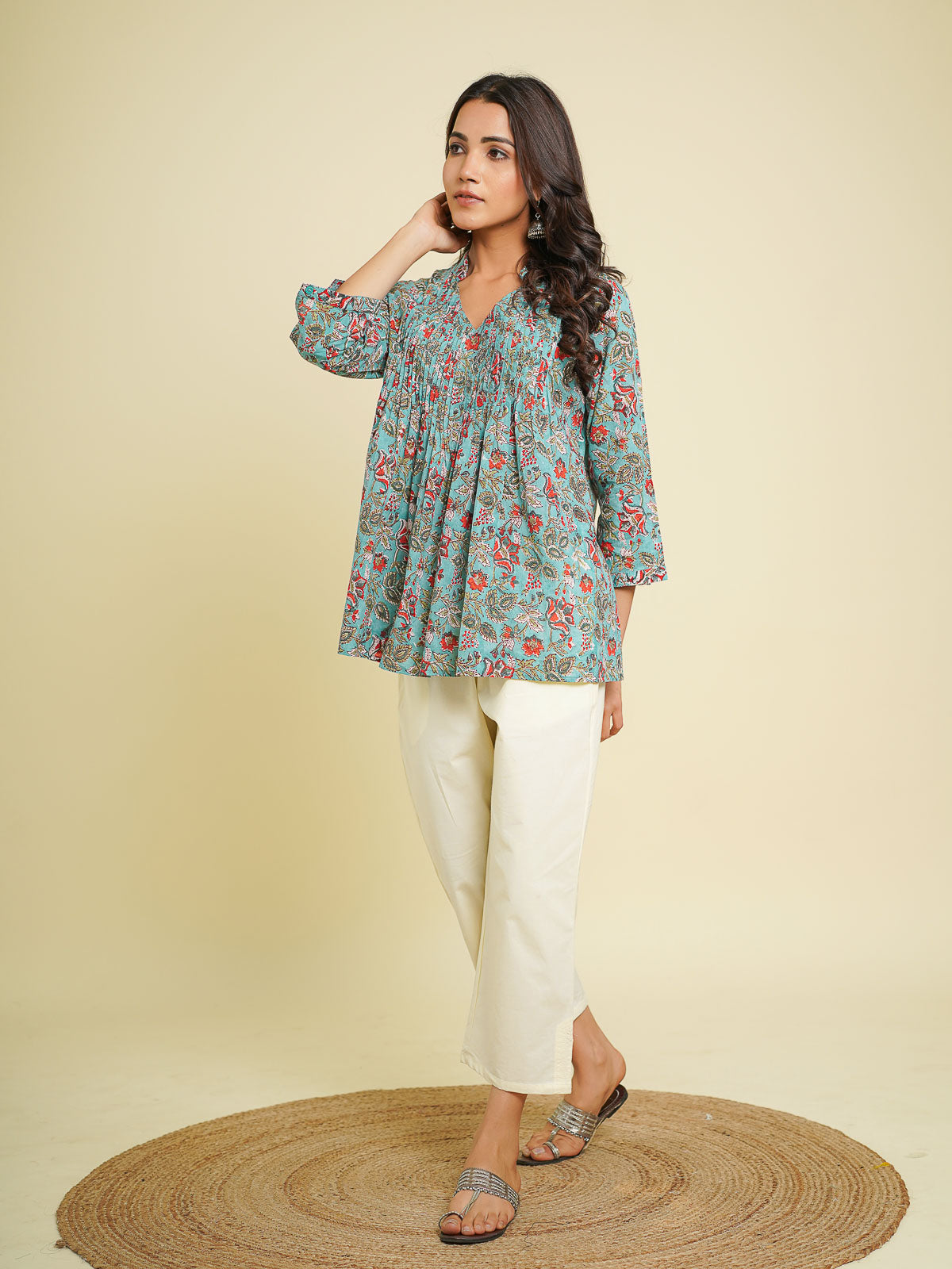 Gauhar Pintuck Top