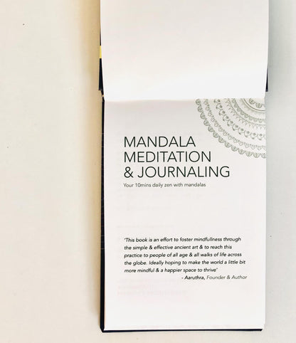 10 mins Meditation & Journaling with Mandalas