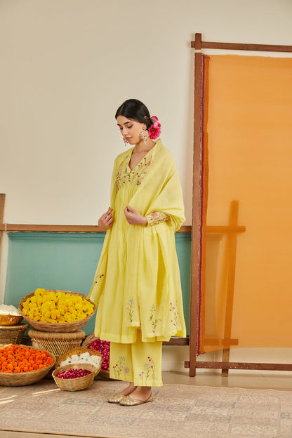 Shadab Hand-embroidered Kurta Set