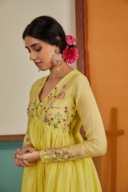 Shadab Hand-embroidered Kurta Set