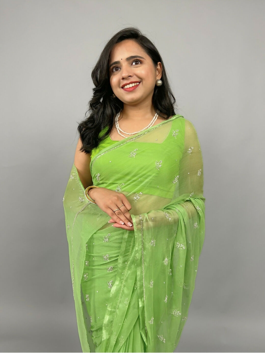 Sitaron ki Mehfil Chiffon Saree