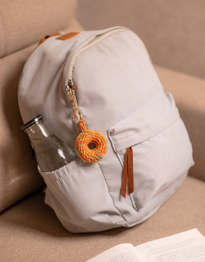 Boho Bag Charm - Doughnut
