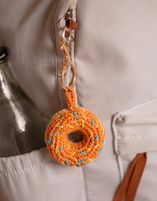 Boho Bag Charm - Doughnut