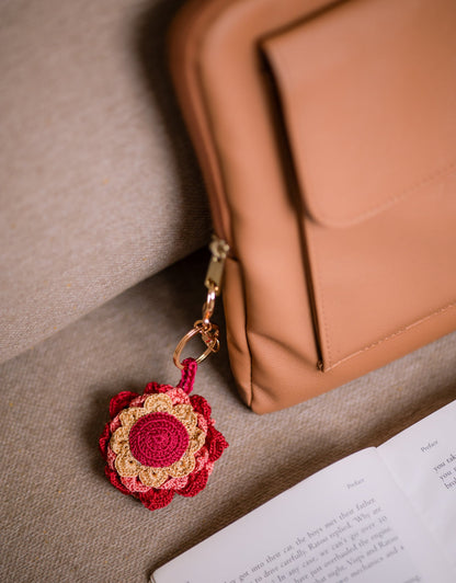 Boho Bag Charm - Khushaal Dahelia