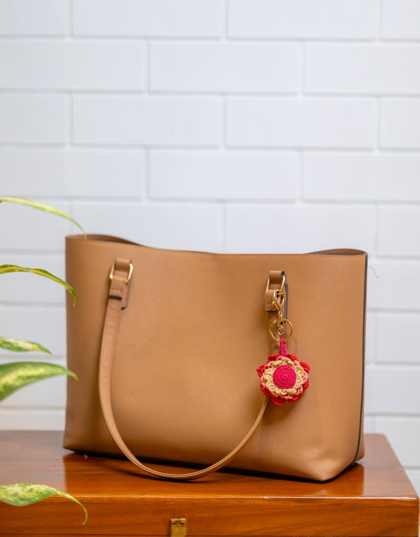 Boho Bag Charm - Khushaal Dahelia