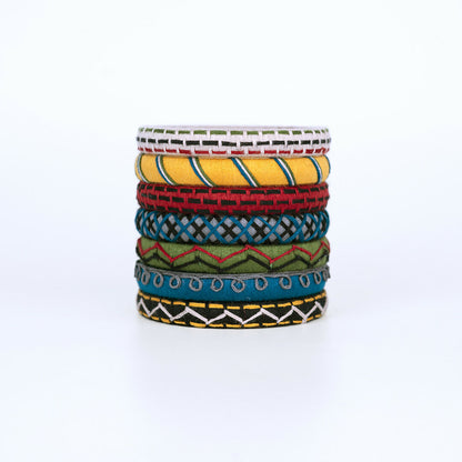 Mandira Threadwork Multicolor Bangle Set