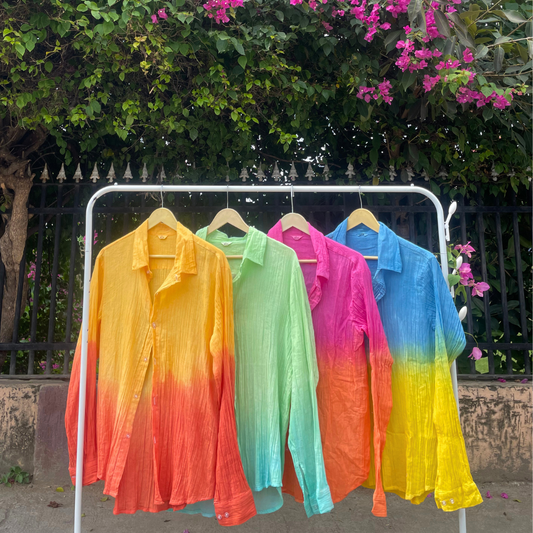 Ombre Two Tone Shirts