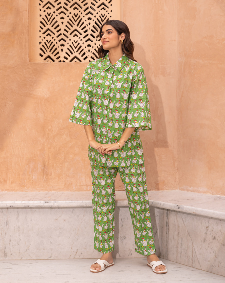 Kuk-Doo-Koo Cotton Co-ord Set