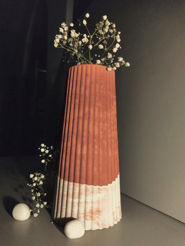 Corrugated Vase