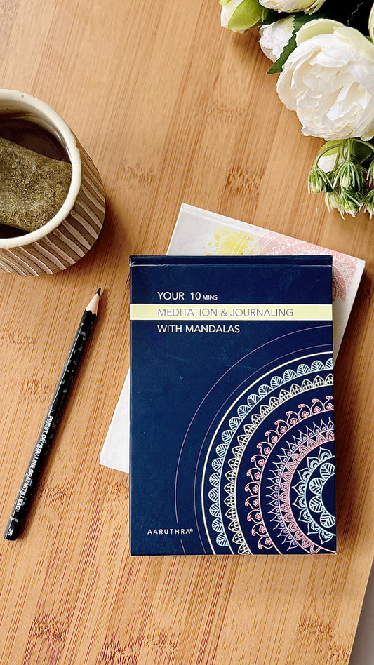 10 mins Meditation & Journaling with Mandalas | Blue Night