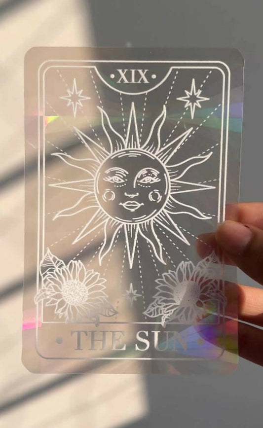 The Sun Non-reusable Resin Stickers