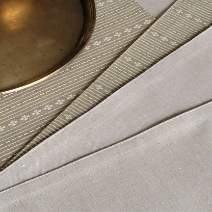 Woven Desert Sand Wipeable & Reversible Cotton Placemats