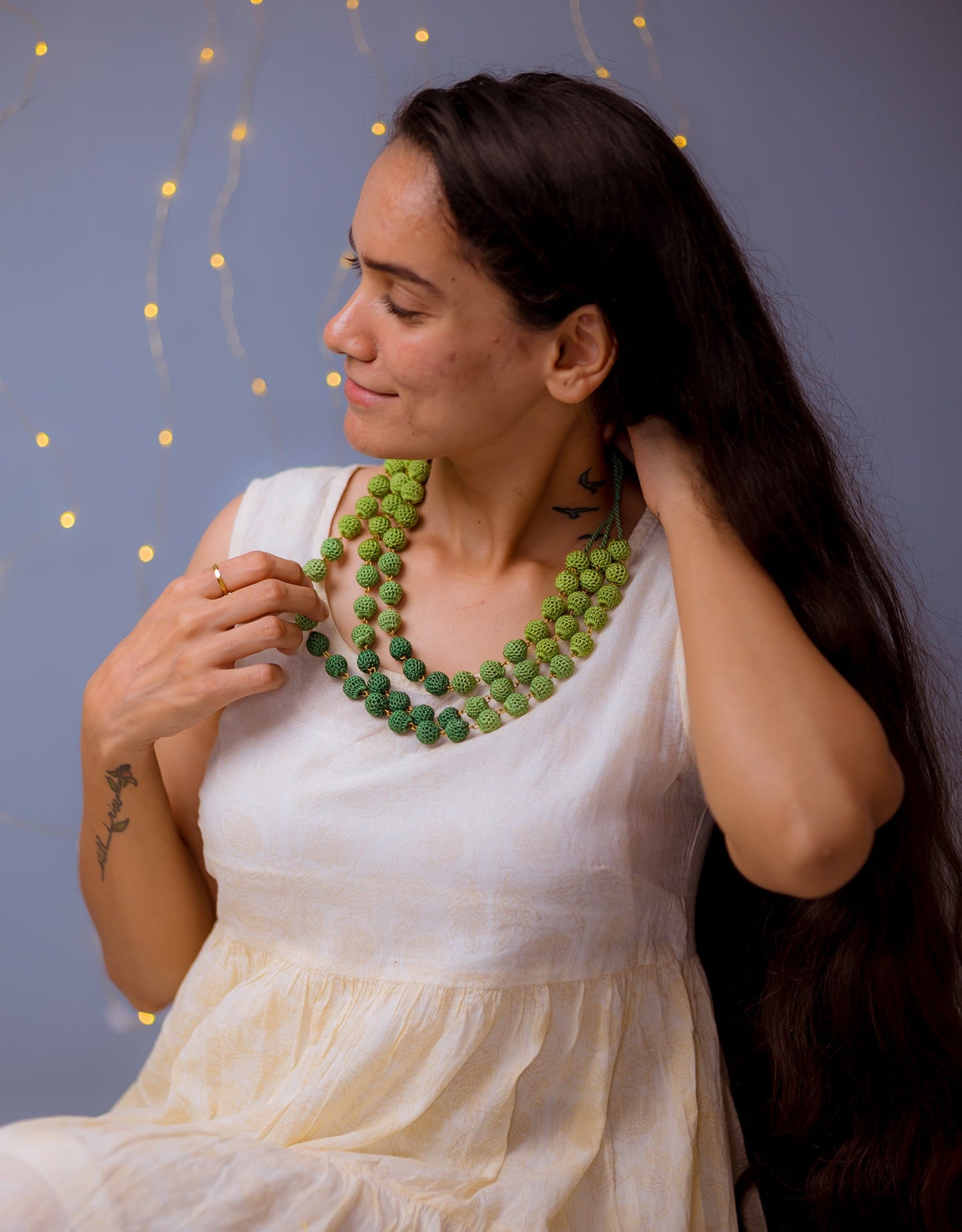 Masum Hand-crochet Layered Necklace