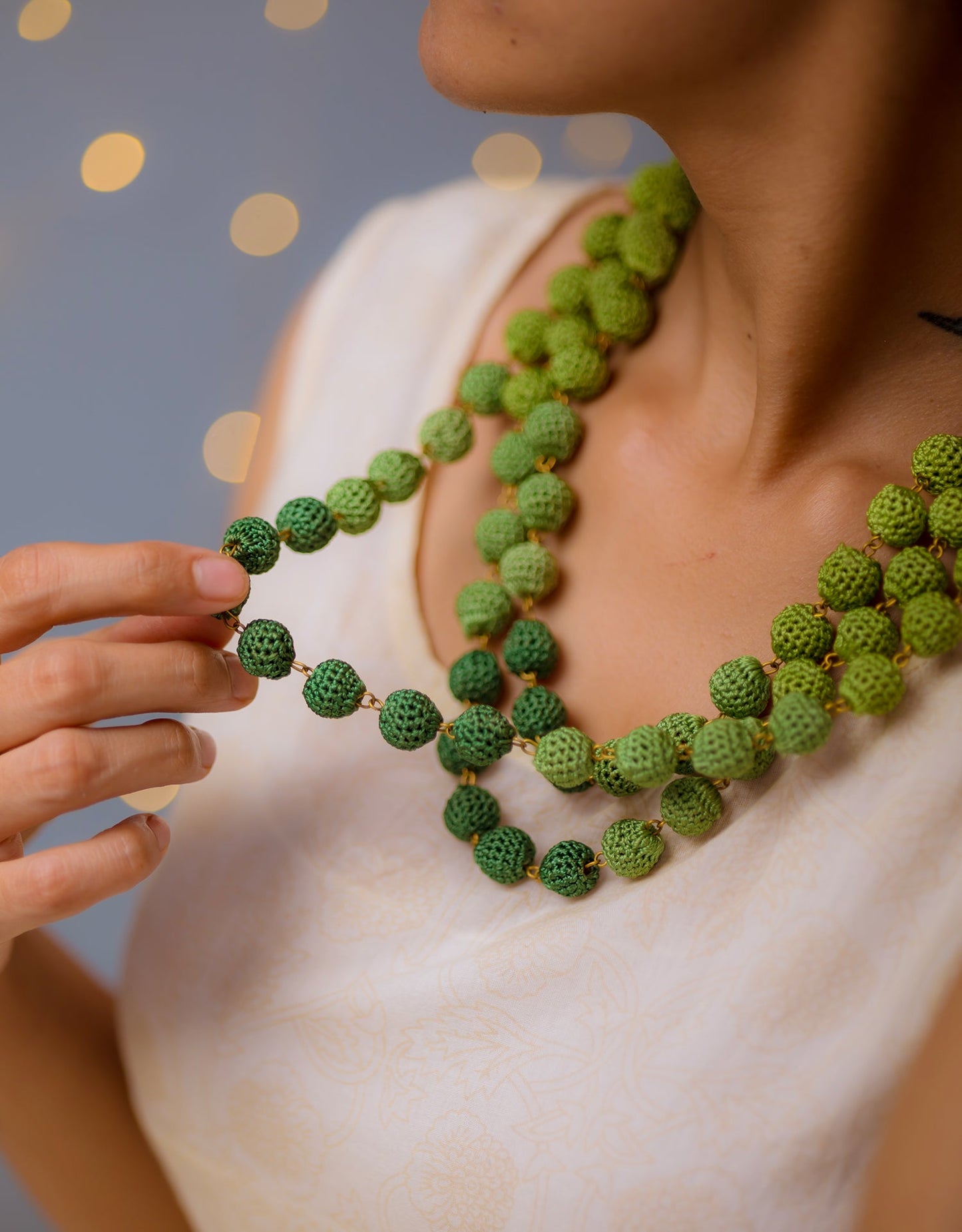 Masum Hand-crochet Layered Necklace