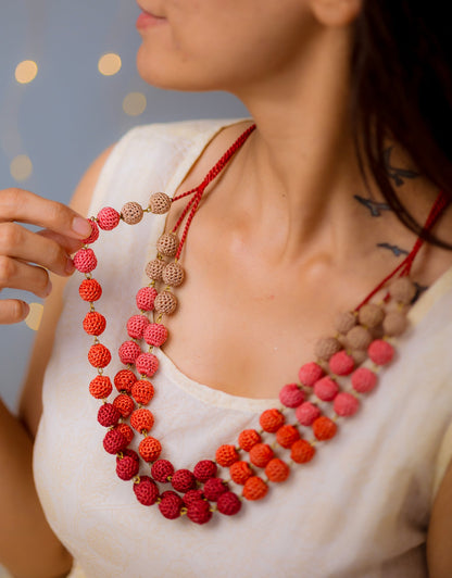 Masum Hand-crochet Layered Necklace