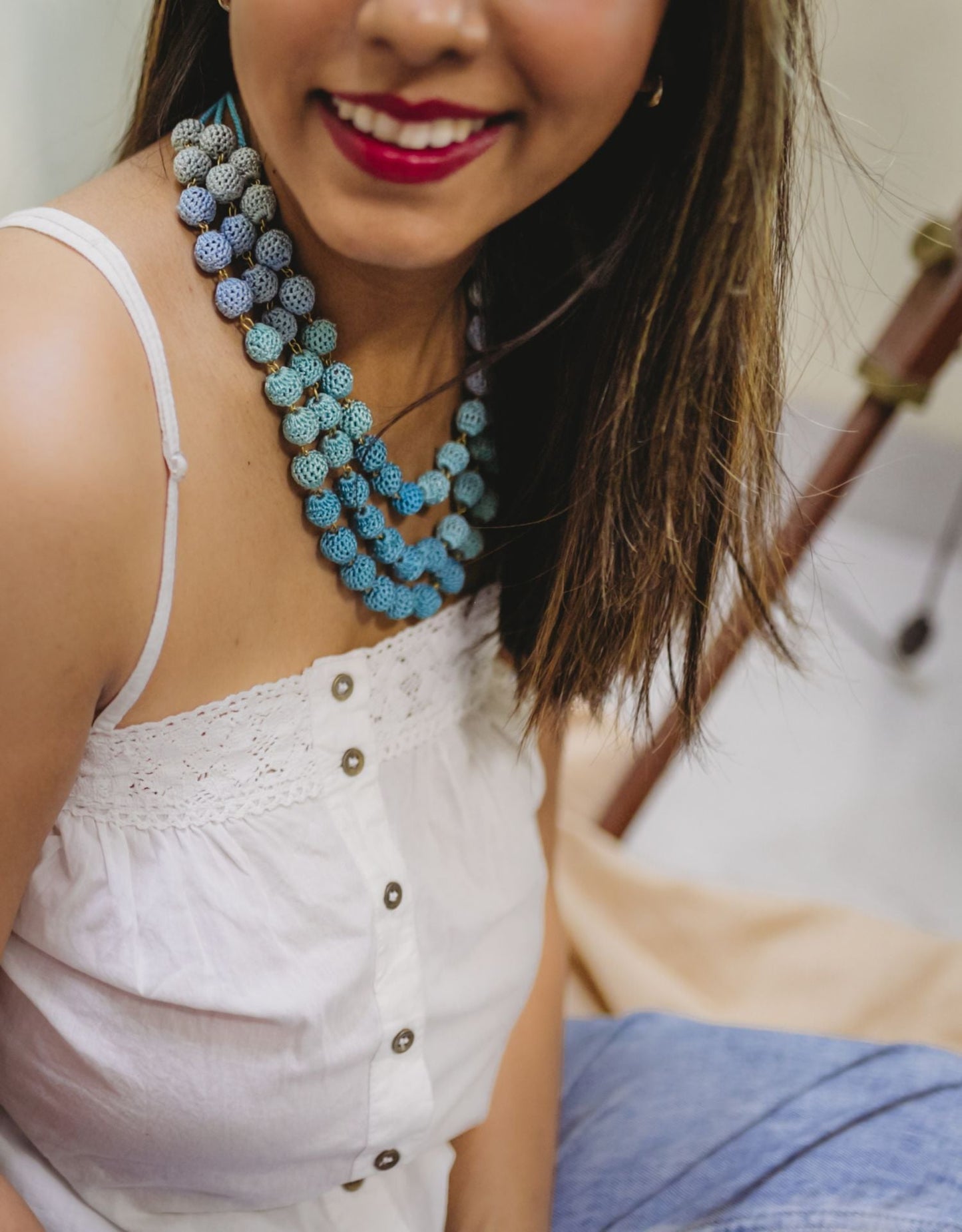 Masum Hand-crochet Layered Necklace