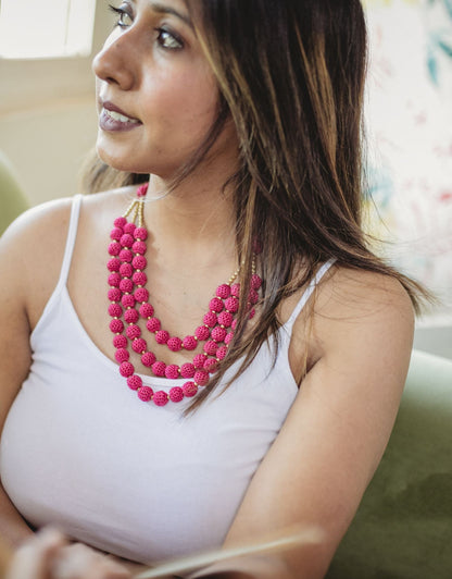 Roop Hand-crochet Ombre Necklace