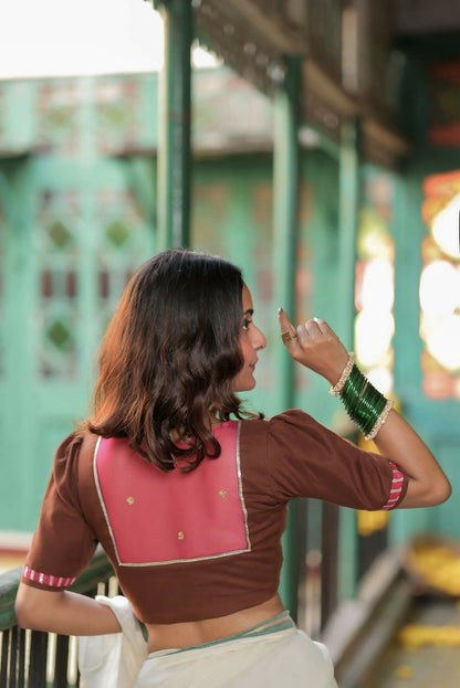 Choco Gulabo Premium Cotton Blouse