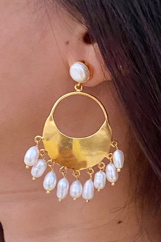 Noor Pearl Chaandbali