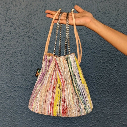 Upcycled Handwoven: Girija Potli Sling