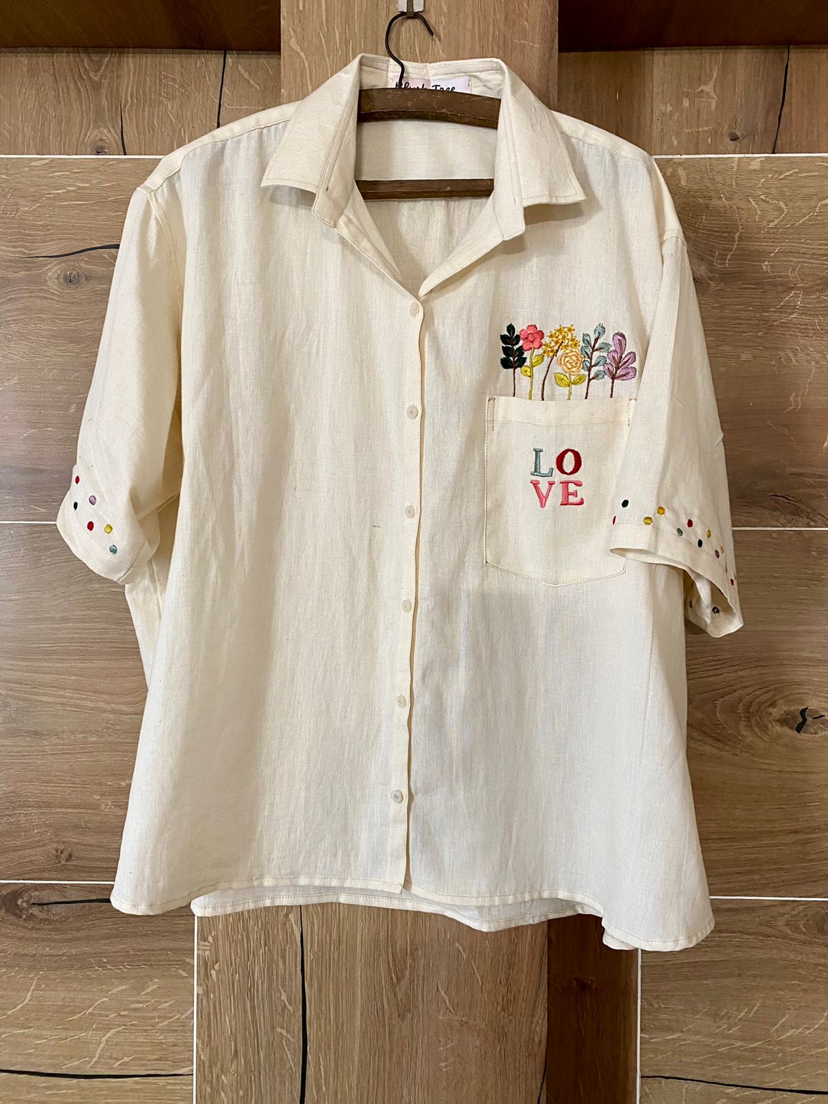 Flora Embroidered Cotton Shirt