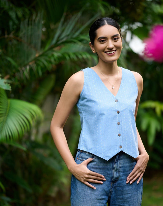 Pretty Cotton Vest Top