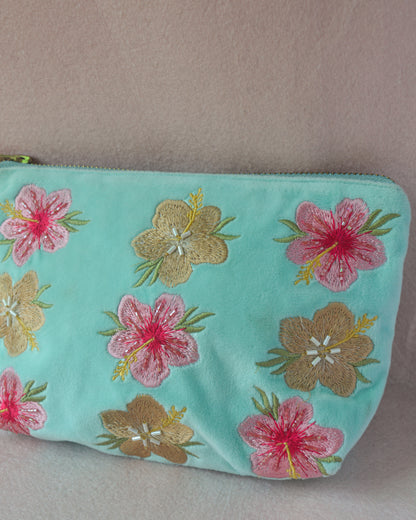 Hibiscus Midsized Pouch