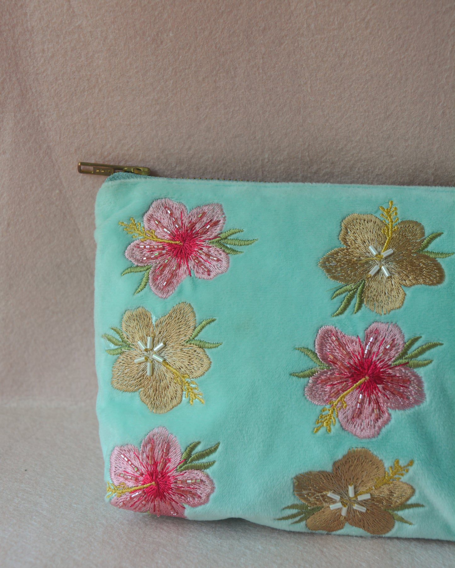 Hibiscus Midsized Pouch